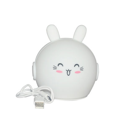주문 아이들을 위한 색깔을 바꾸는 토끼 재충전이 가능한 실리콘 철야등 어수룩한 사람 online manufacture