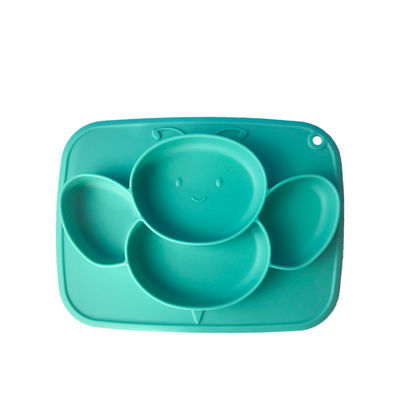 주문 주문 제작된 모임 형태 Bpa 무료 아기 플레이트 급전은 스푼과 포크와 함께 설정했습니다 online manufacture