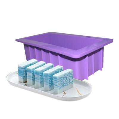 주문 케이크 제작을 위한 기술 실리콘 Soap 주형 사각형 손으로 만드는 Diy 버릴 수 있는 관습 online manufacture