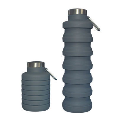 주문 New Item Custom Logo 700ml Drink Bottle Black Silicone Water Bottle Collapsible online manufacture