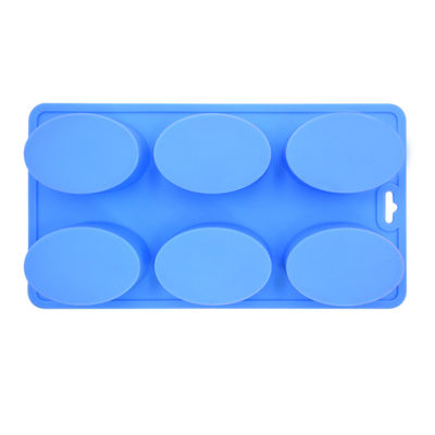 주문 세대 Diy 달걀 모양 뒷면 몰드, Oem 맞춘 6 공동 실리콘 Soap 주형 online manufacture