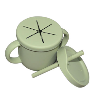 주문 100% 실리콘 sippy 컵 Eco 우호적 BPA 무료 아기 간식 월드컵 주문 제작된 사이즈 online manufacture