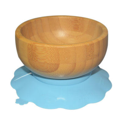 주문 대나무 아기 실리콘 사발은 불규칙한 반달곰 모양 Eco 우호적 식기류를 나누었습니다 online manufacture