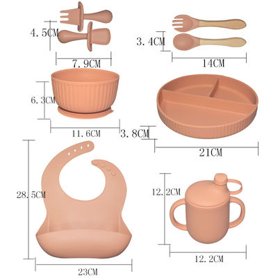 주문 식품 등급 먹이 세트 실리콘 흡수판 세트 실리콘 흡수 및?? 가락 online manufacture