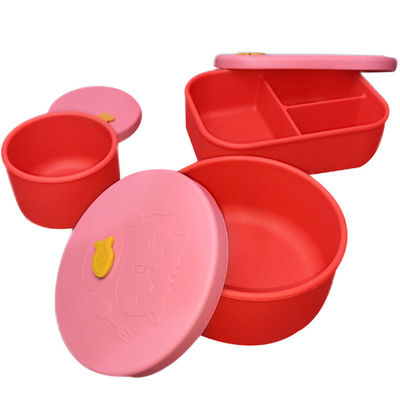 주문 식품 등급 실리콘 점심 상자 마이크로 웨이브 난방 보존 상자 방주 밀폐 online manufacture