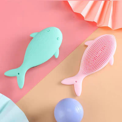 주문 MHC 실리콘 목욕 브러쉬 세트 몸 아기 목욕 제품 귀여운 얼굴 청소 머리 후방 스크러버 샤워 online manufacture