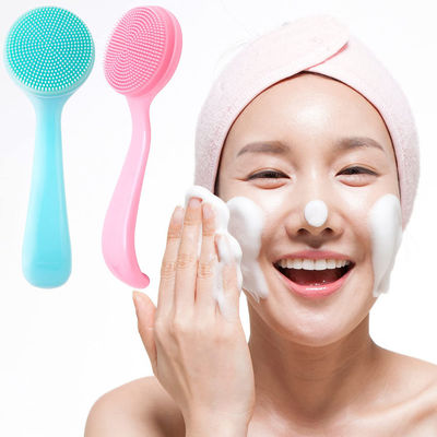 주문 MHC 부드러운 환경 친화적 인 얼굴 방수 청소 브러쉬 스크러버 엑스포리레이터 실리콘 얼굴 청소기 online manufacture