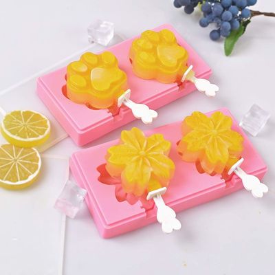 주문 내구성 있는 MHC 체리 꽃 모양 실리콘 아이스크림 곰팡이 online manufacture