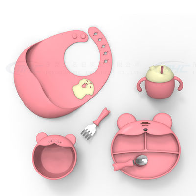 주문 비독성 아기 먹이 세트 6-12 개월 표준 판 BPA 없는 비 실리콘 장난감 online manufacture