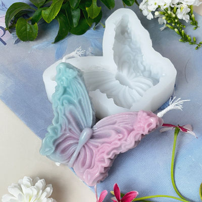 주문 MHC 도매 나비 실리콘 곰팡이 식기세척기 안전 Whelk 촛불 보관  Mold online manufacture