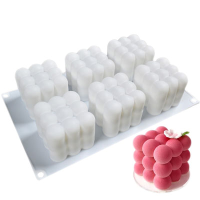 음식은 입안에서 스르르 녹는 사탕 주형을 만드는 3D 실리콘 케이크 주형 BPA 무료 관습을 등급화합니다